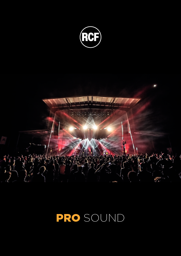 Katalog produktów: RCF Pro Sound 2018